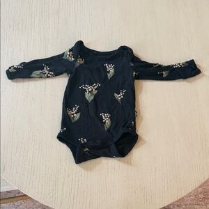 Kyte Baby Lily of the valley long sleeve bodysuit